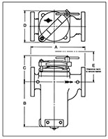 Tate Andale Model IS Single Basket Strainers-3
